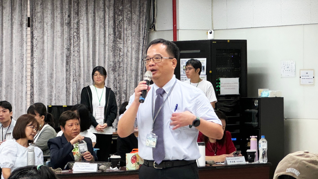 高雄醫學大學健康科學院院長兼計畫主持人郭藍遠開場。圖／高雄醫學大學提供