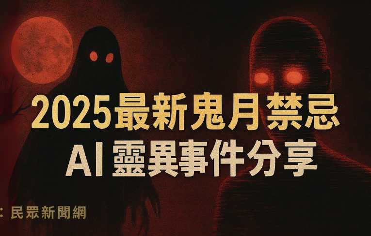 2025鬼月禁忌最新＋網友使用AI靈異事件分享：這些真實故事會讓你頭皮發麻！